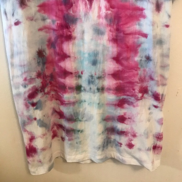 Asos T-Shirt Muscle Fit Tie Dye Custom New - Picture 6 of 15